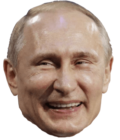 High Quality Putin Face Blank Meme Template
