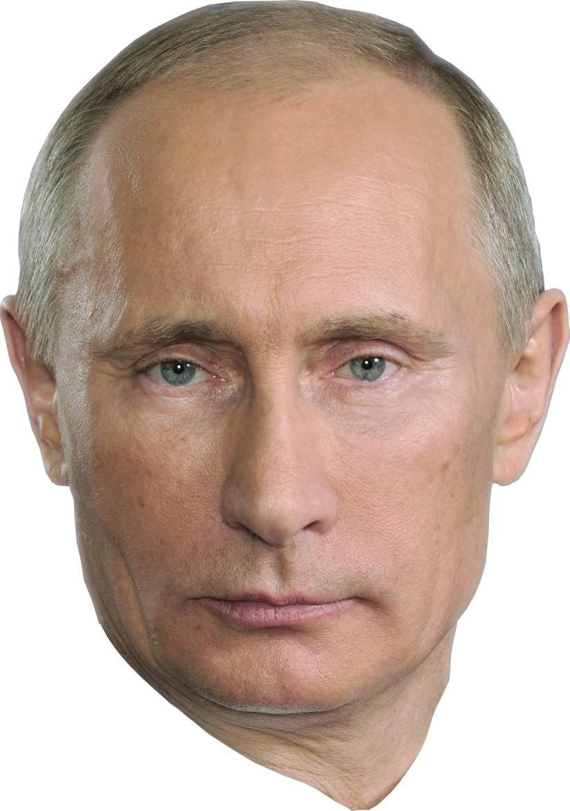 High Quality Putin face Blank Meme Template
