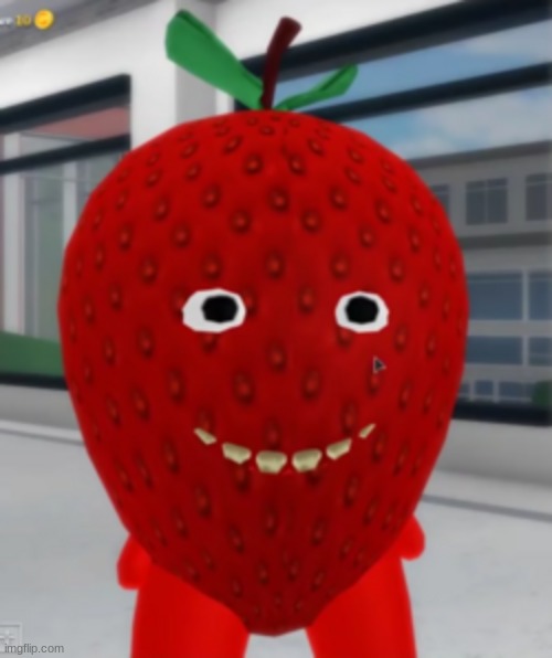 :) | image tagged in cute sammy the strawberry | made w/ Imgflip meme maker