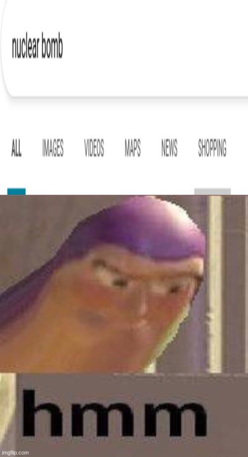 Sus. | image tagged in buzz lightyear hmm | made w/ Imgflip meme maker