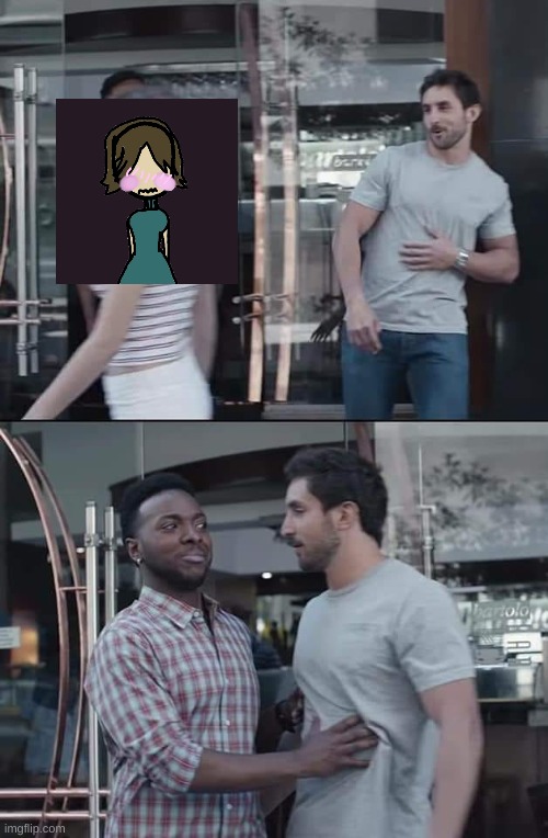 black guy stopping | image tagged in black guy stopping | made w/ Imgflip meme maker