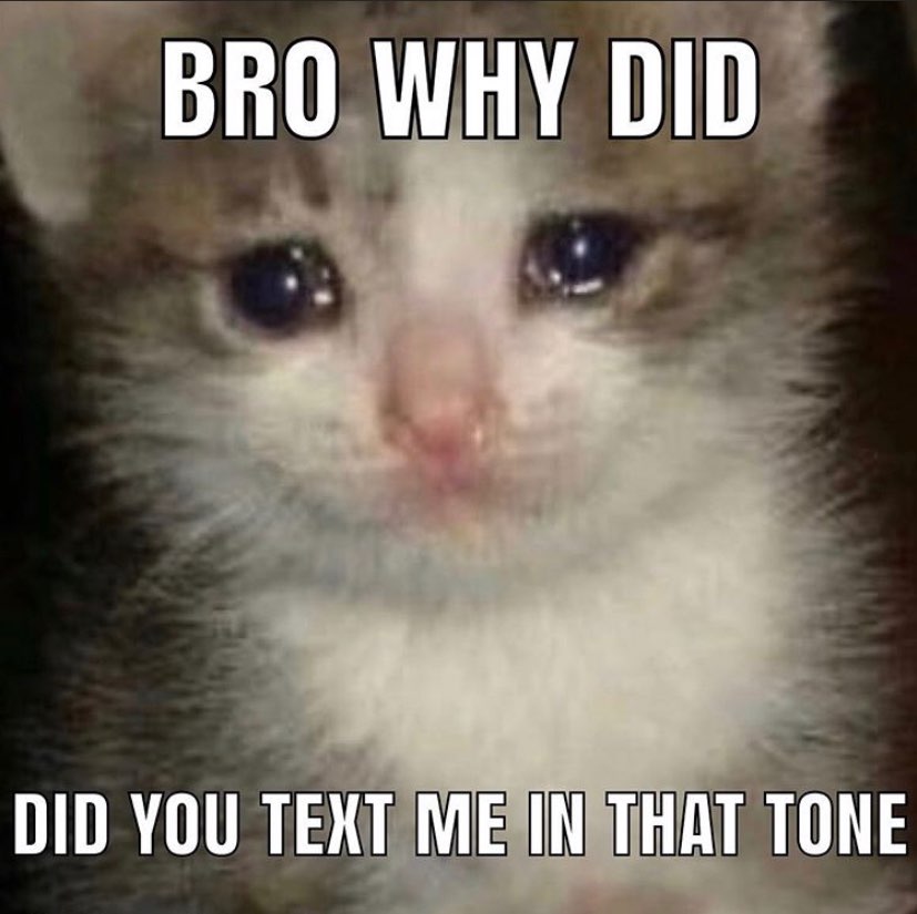High Quality Bro why did you text me in that tone Blank Meme Template