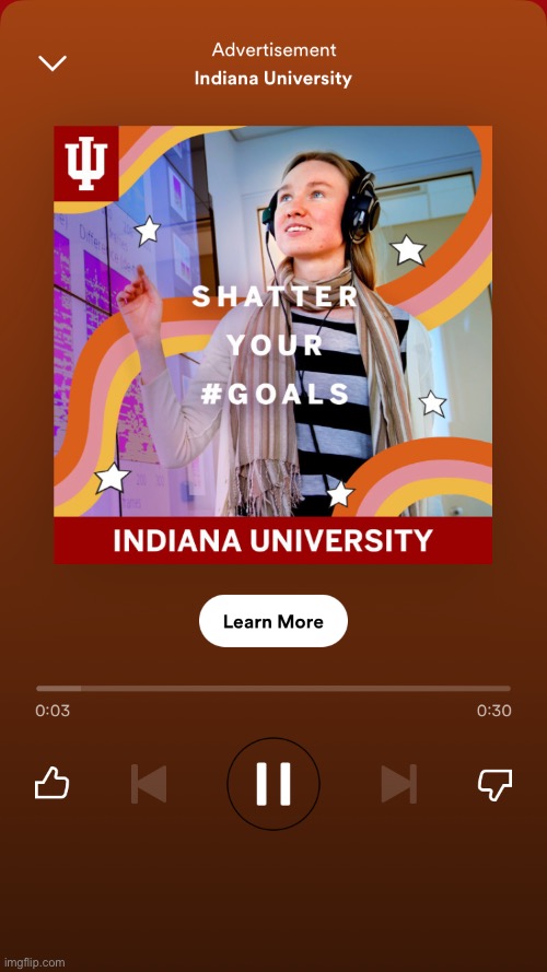 i don’t wanna go to indiana university | made w/ Imgflip meme maker