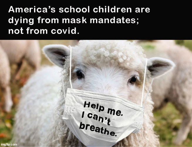 American school children are dying from mask mandates; not from covid. | image tagged in memes,politics | made w/ Imgflip meme maker