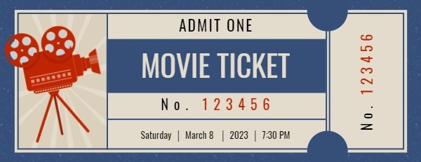 High Quality Movie Ticket Blank Meme Template