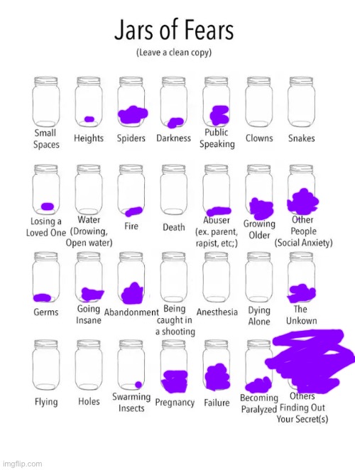 e | image tagged in jar of fears clear version | made w/ Imgflip meme maker