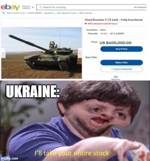 ukraine | UKRAINE: | image tagged in i'll take your entire stock | made w/ Imgflip meme maker