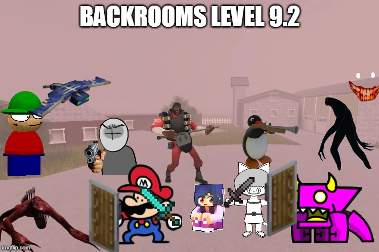 THE WAR | BACKROOMS LEVEL 9.2 | made w/ Imgflip meme maker