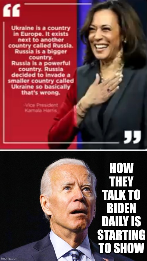 HOW THEY TALK TO BIDEN DAILY IS STARTING TO SHOW | image tagged in joe biden | made w/ Imgflip meme maker