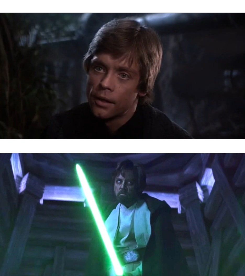 Luke Skywalker meme Blank Meme Template
