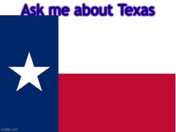 Ask me about Texas | image tagged in texas | made w/ Imgflip meme maker