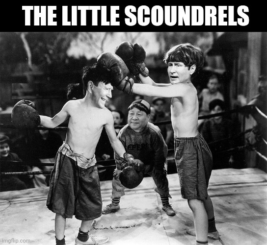 The Little Scoundrels | THE LITTLE SCOUNDRELS | image tagged in creepy joe biden,vladimir putin,xi jinping,boxing day | made w/ Imgflip meme maker