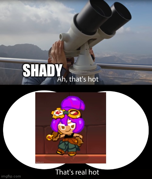 Ah thats hot | SHADY | image tagged in ah thats hot | made w/ Imgflip meme maker