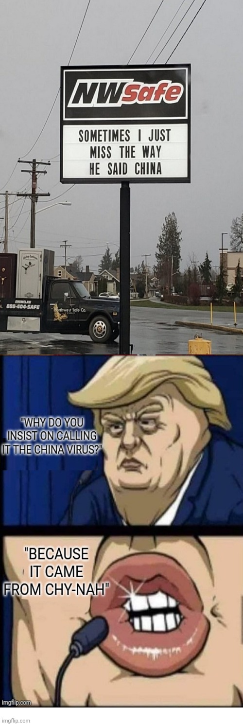Donald Trump Approves | image tagged in corona virus,made in china | made w/ Imgflip meme maker