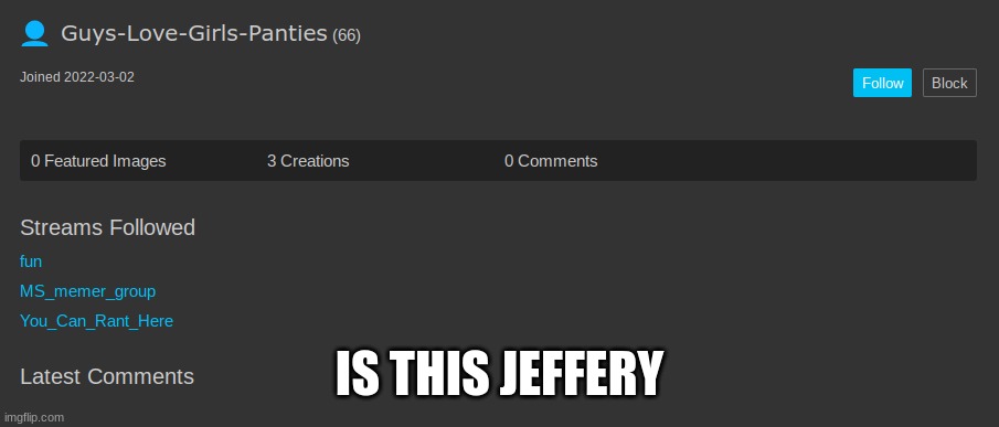 IS THIS JEFFERY | made w/ Imgflip meme maker