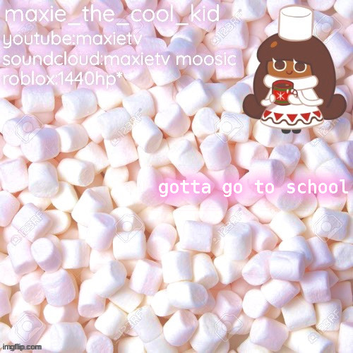 thanks for the temp doggowithwaffle | gotta go to school | image tagged in thanks for the temp doggowithwaffle | made w/ Imgflip meme maker