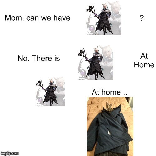 Mom can we have | image tagged in mom can we have,final fantasy,cute,cat | made w/ Imgflip meme maker