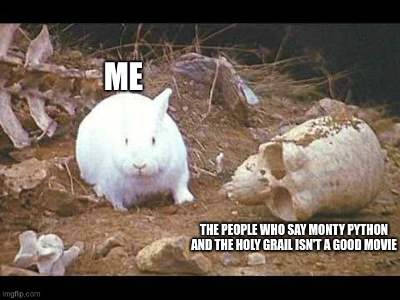 no title | ME; THE PEOPLE WHO SAY MONTY PYTHON AND THE HOLY GRAIL ISN'T A GOOD MOVIE | image tagged in custom template | made w/ Imgflip meme maker
