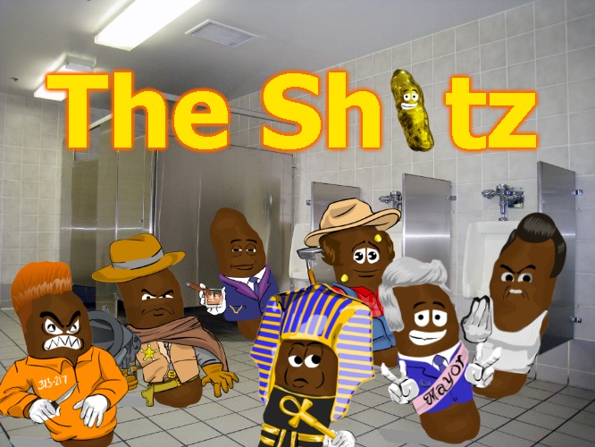 The Shitz in the Bathroom | The Sh  tz | image tagged in nft,shit,shitpost,oh shit,poop,turd | made w/ Imgflip meme maker