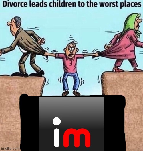 Divorce leads children to the worst places | image tagged in divorce leads children to the worst places | made w/ Imgflip meme maker