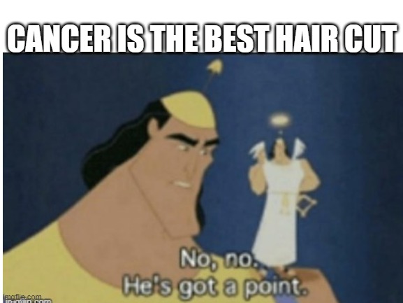 I like my brain | CANCER IS THE BEST HAIR CUT | made w/ Imgflip meme maker