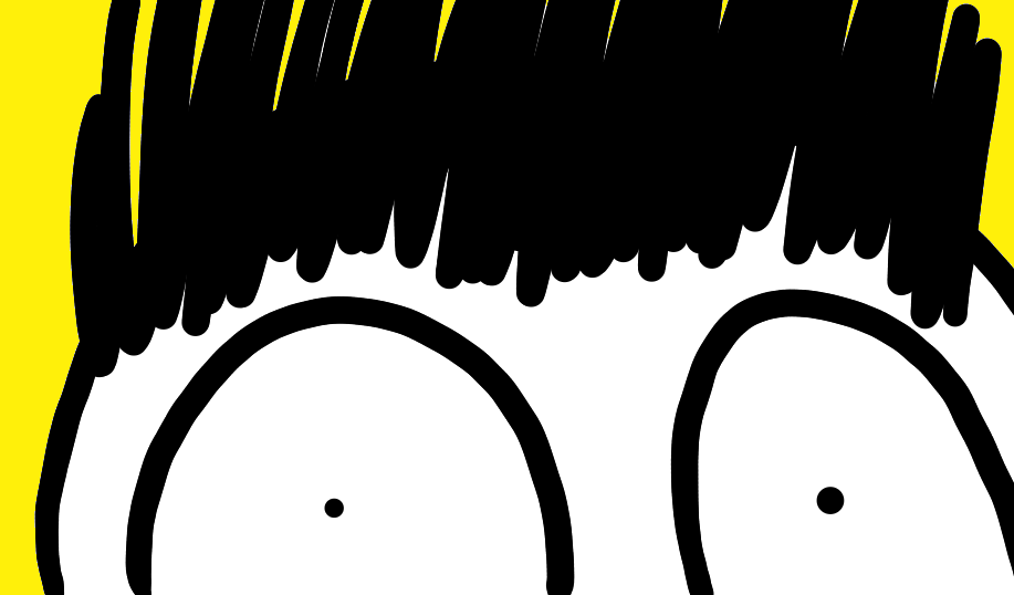 Doodle stare Blank Meme Template