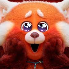 Red Panda cute eyes Blank Meme Template
