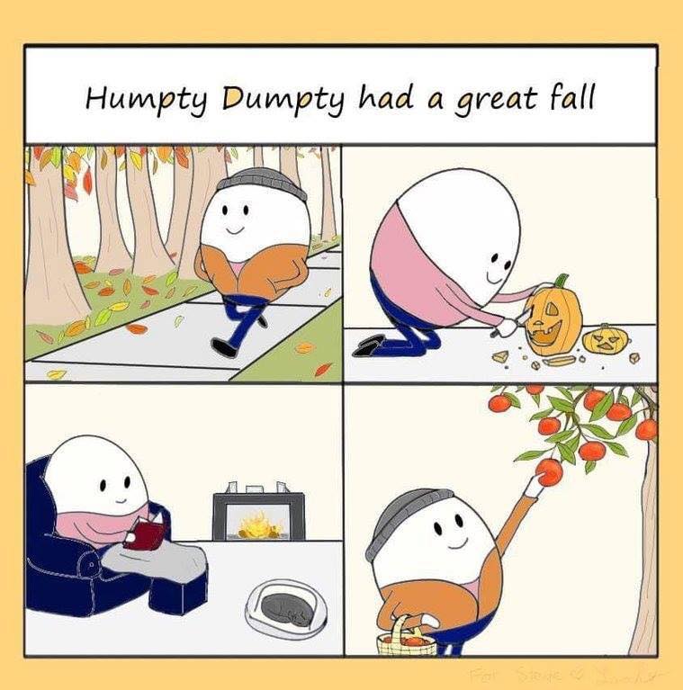 High Quality fall Blank Meme Template