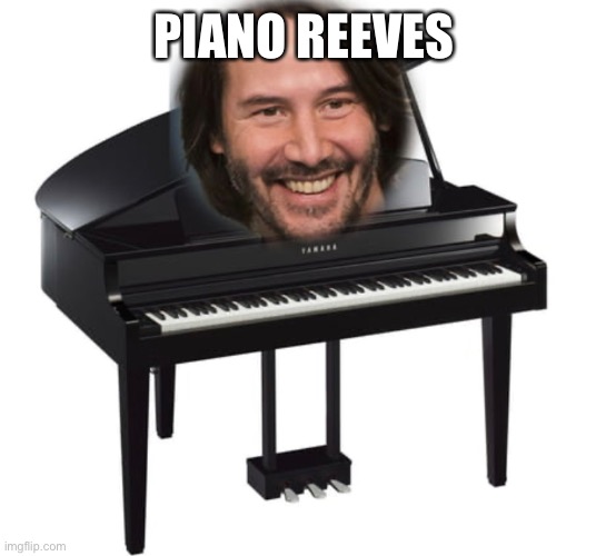 PIANO REEVES | image tagged in keanu reeves | made w/ Imgflip meme maker