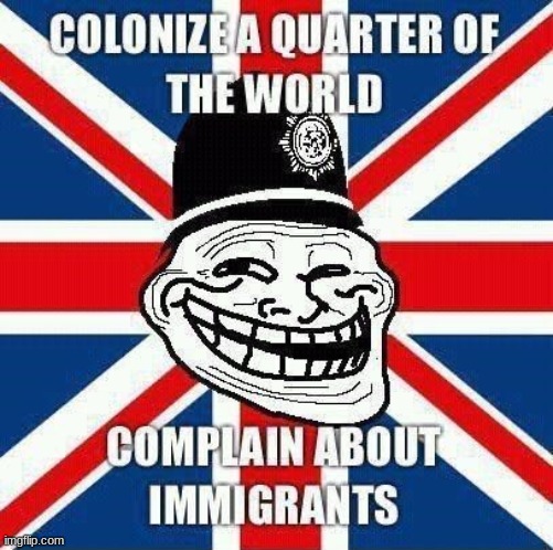 then leave the EU bc of immigration | made w/ Imgflip meme maker