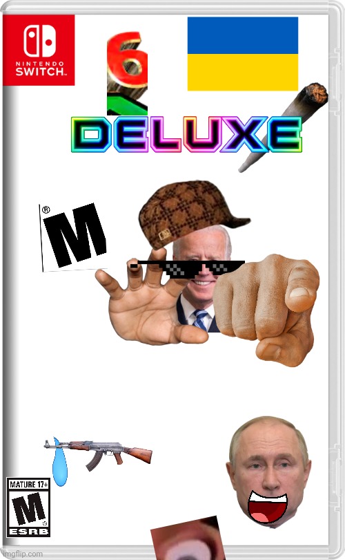 6 deluxd | image tagged in nintendo switch | made w/ Imgflip meme maker