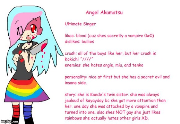 idk whats danganronpa but wtf is this lmao | made w/ Imgflip meme maker