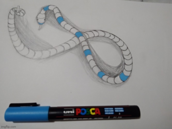I'm working on a trans pride snek | made w/ Imgflip meme maker