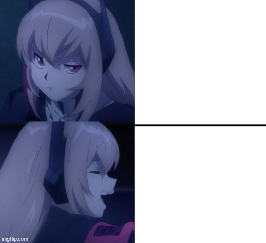 Soppu Pout Soppu Happy Blank Meme Template