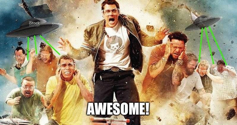 Welcome to Jackass | AWESOME! | image tagged in welcome to jackass | made w/ Imgflip meme maker