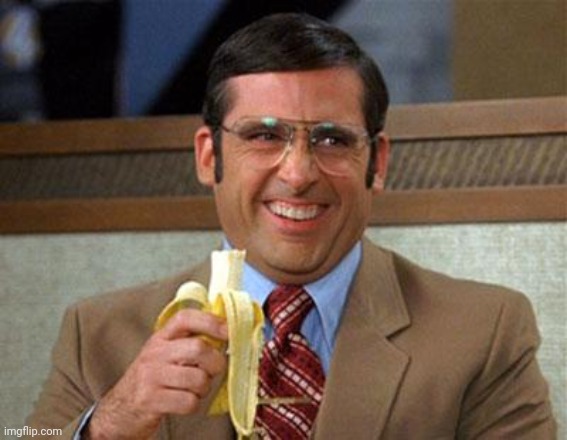 Steve Carell Banana | image tagged in steve carell banana | made w/ Imgflip meme maker