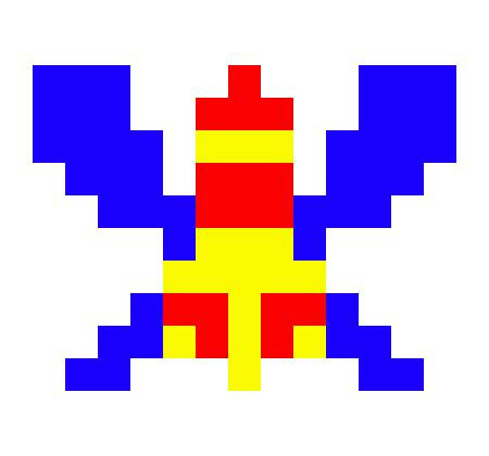 galaga enemy Meme Template