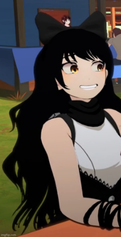 Blake Belladonna Nervous | image tagged in blake belladonna nervous | made w/ Imgflip meme maker