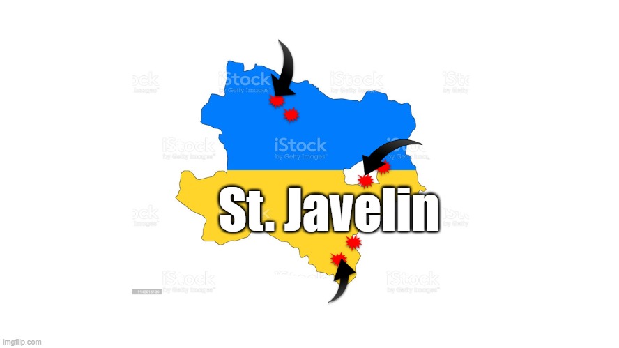 St. Javelin | St. Javelin | image tagged in saint javelin,new world order | made w/ Imgflip meme maker
