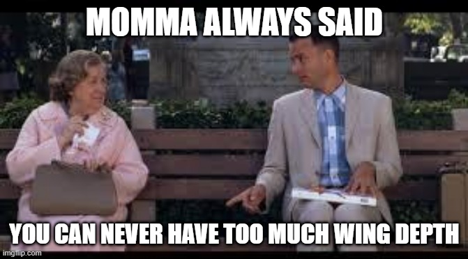 NBA Wing Depth | MOMMA ALWAYS SAID; YOU CAN NEVER HAVE TOO MUCH WING DEPTH | image tagged in forrest gump box of chocolates,nba | made w/ Imgflip meme maker