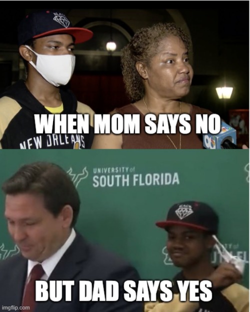 image tagged in florida,masks,ron desantis,covid,freedom | made w/ Imgflip meme maker