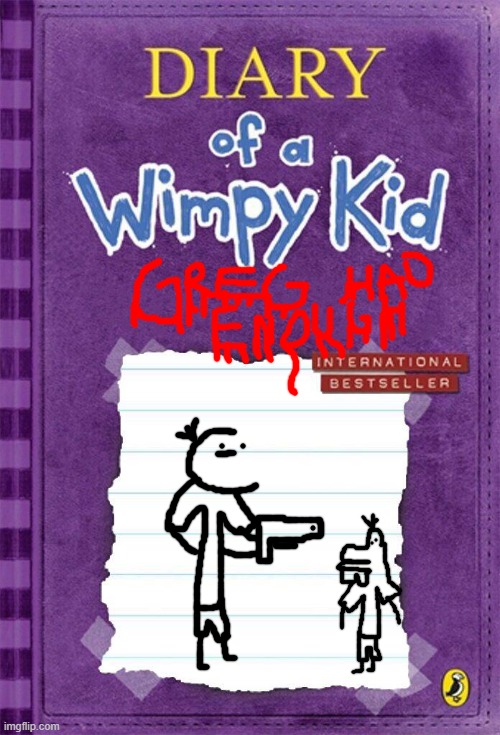 Diary of a Wimpy Kid Cover Template | image tagged in diary of a wimpy kid cover template | made w/ Imgflip meme maker
