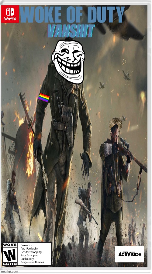 vanguard is horrible and evil | image tagged in call of duty,woke | made w/ Imgflip meme maker