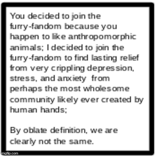 Time for me to blow off some venting steam and tell the reason for me joining the Furries (I'm really sorry if it's too harsh) | image tagged in simothefinlandized,furry memes,venting,why i joined the furries,we are not the same | made w/ Imgflip meme maker