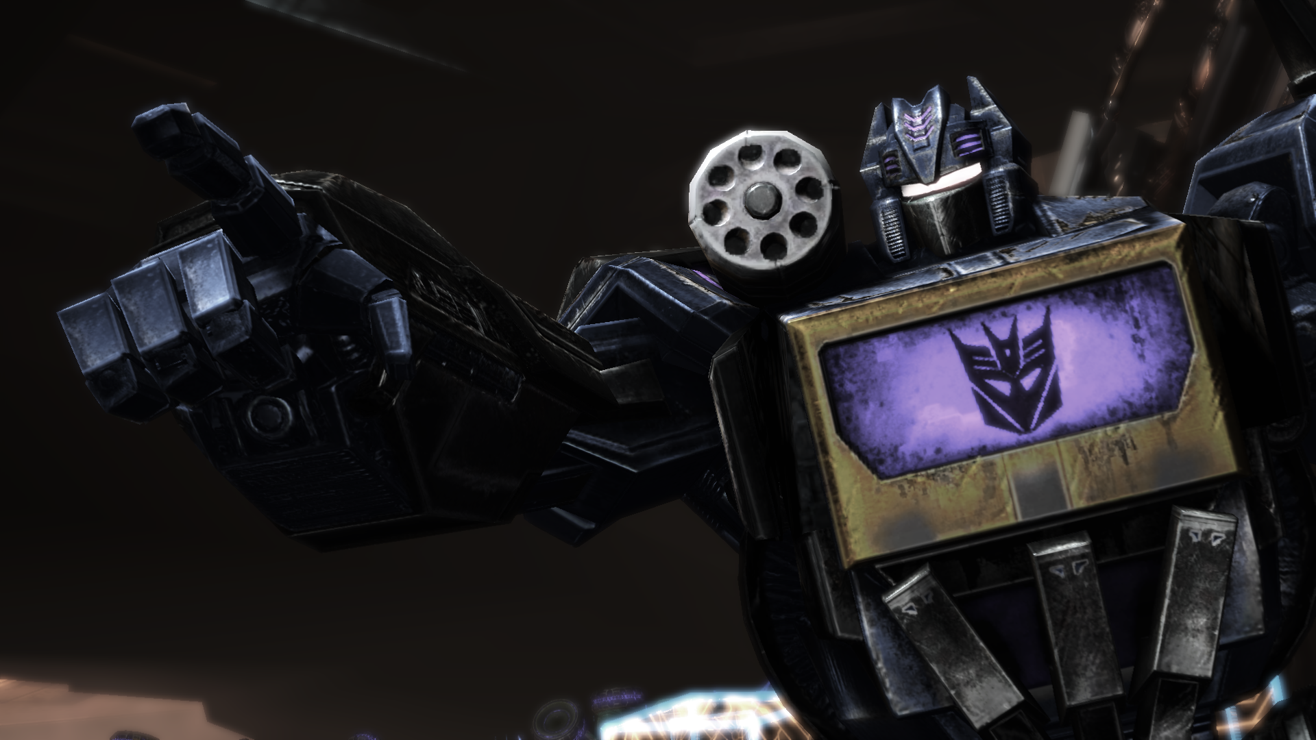 High Quality Megatron Pointing Blank Meme Template