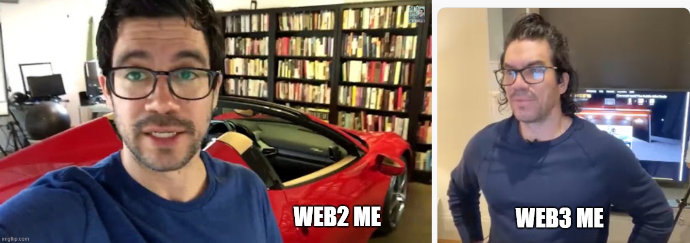 Tai Lopez scammer | WEB3 ME; WEB2 ME | image tagged in douchebag | made w/ Imgflip meme maker