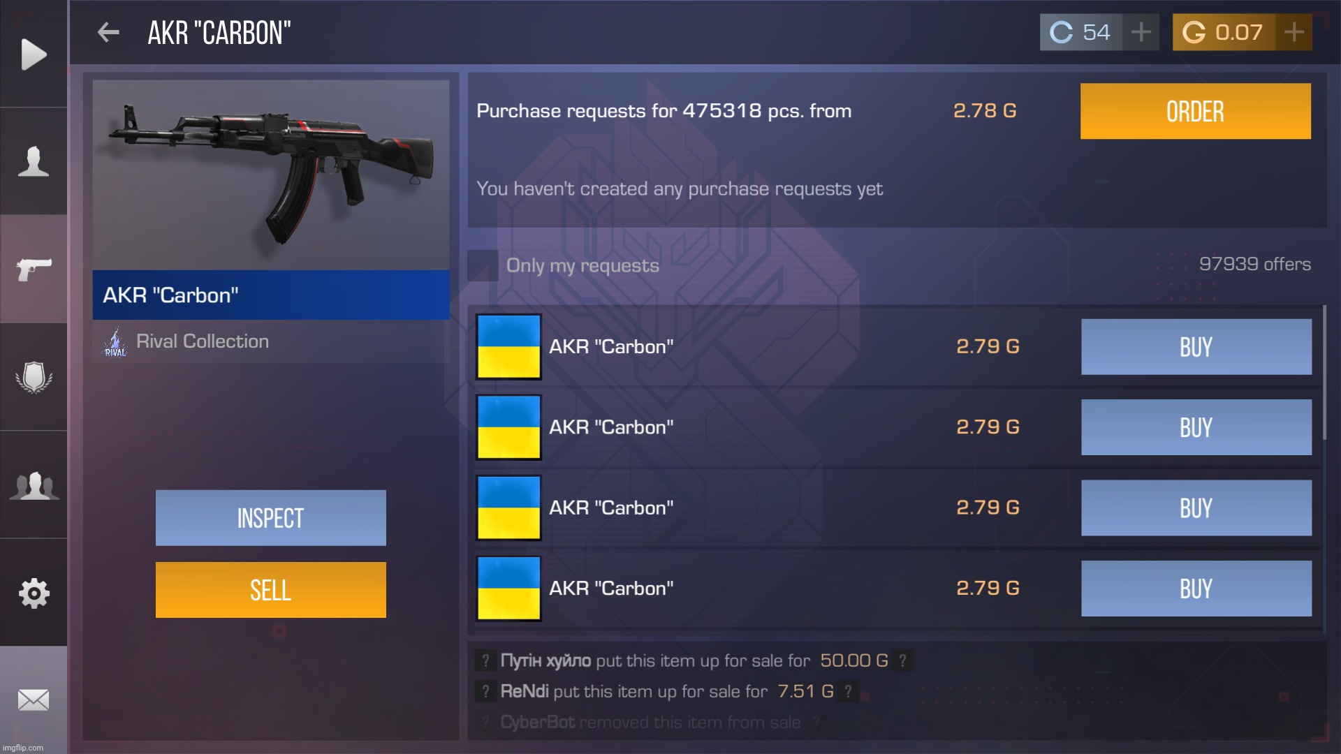 this ukrainian be selling all his custom AK. (idk what i'm doin now) | made w/ Imgflip meme maker