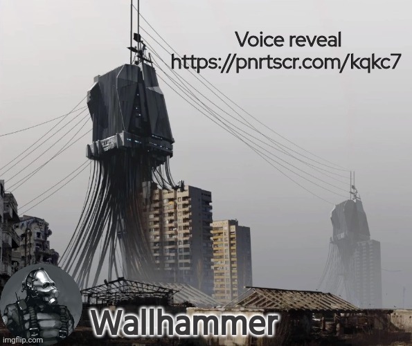 Voice reveal https://pnrtscr.com/kqkc7 | image tagged in announcement | made w/ Imgflip meme maker
