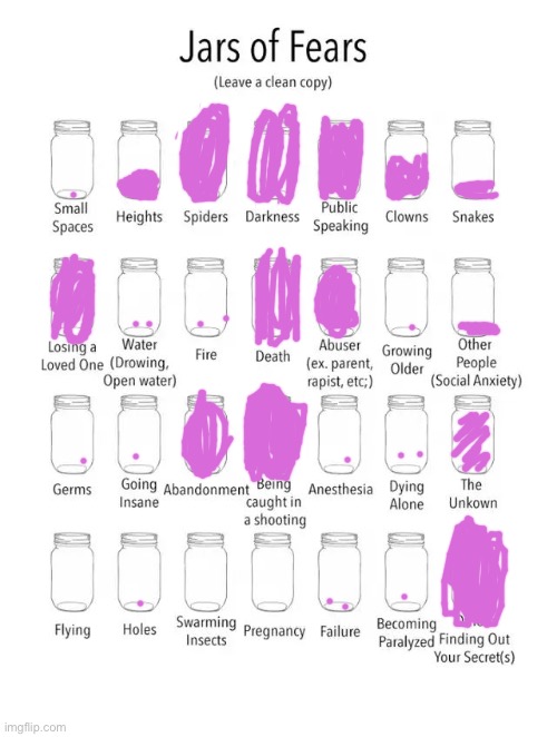 Cause everyone else is doing this ;—; | image tagged in jar of fears clear version | made w/ Imgflip meme maker