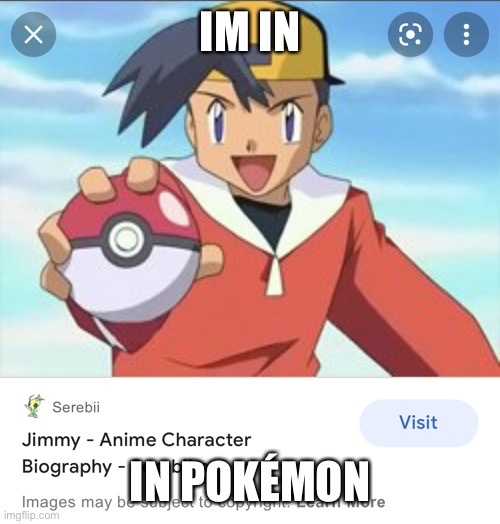 im in pokemon | IM IN; IN POKÉMON | image tagged in im in pokemon | made w/ Imgflip meme maker